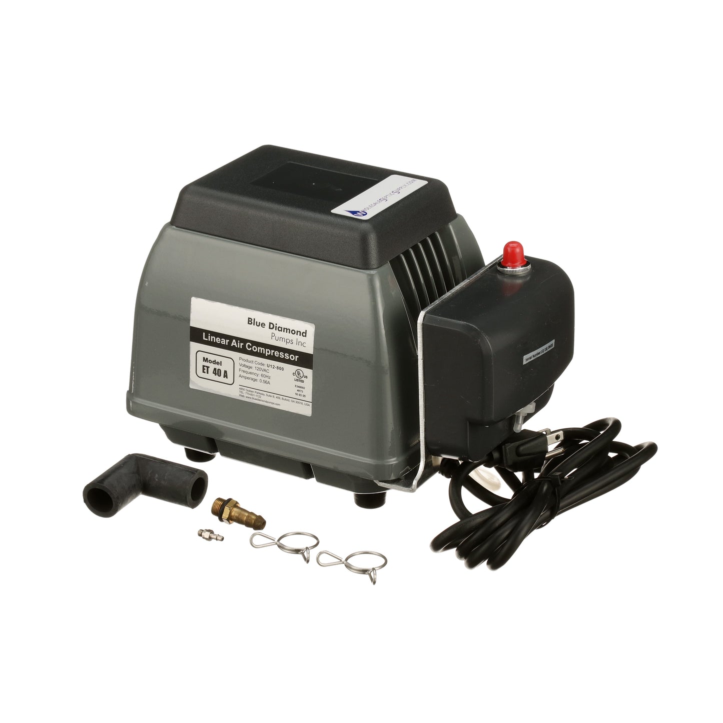 Blue Diamond ET40A Linear Diaphragm Septic Air Pump