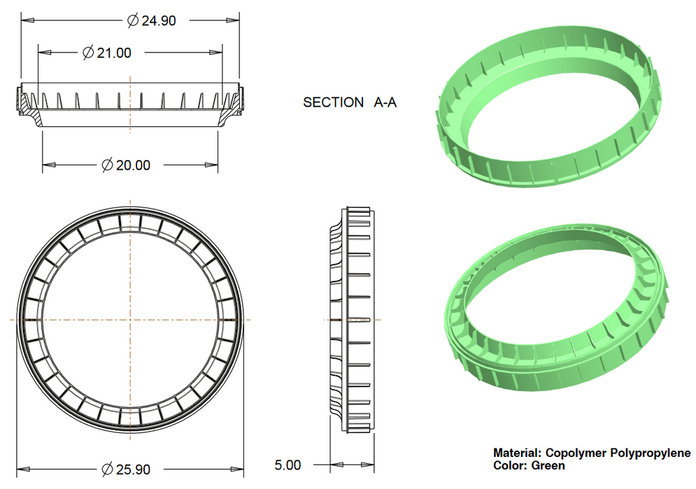 24” x 11” Septic Tank Riser Kit