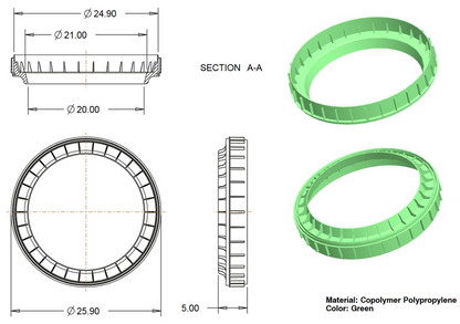 24" x 5" Septic Tank Riser Kit