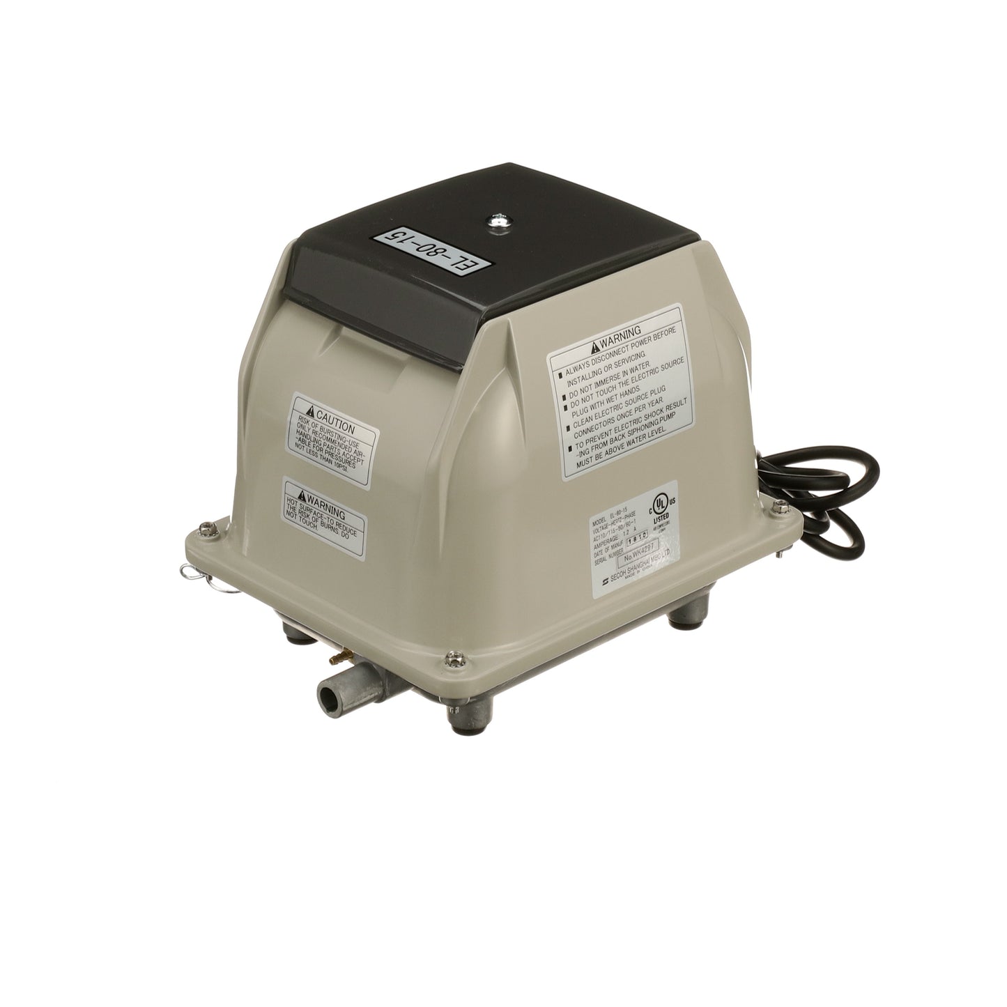 Secoh EL-80-15 Septic Air Pump